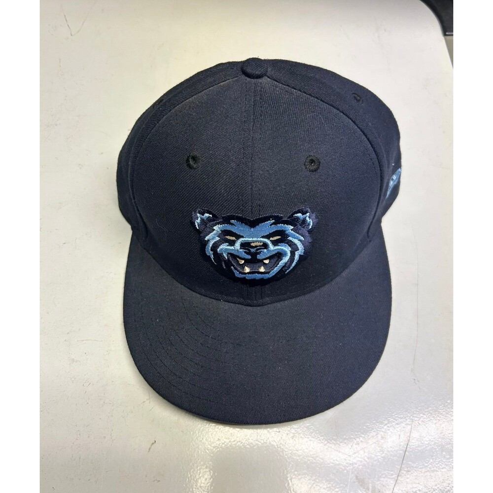 Mobile BayBears Hat Cap Blue New Era 59Fifty Fitted Size 7 1/2 MILB Baseball